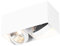 QAZQA - Design Spot I Spotlight I Deckenspot I Deckenstrahler I Strahler I Lampe I Leuchte weiß rechteckig AR111 2-flammig-flammig - Box I Wohnzimmer I Schlafzimmer - Aluminium Rechteckig - LED geeign