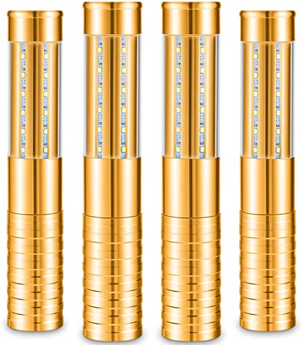 Civaner Lot de 4 lampes LED pour service de bouteille, boîtes de nuit | Portable, rechargeable, mode d'éclairage réglable, chargeur assorti, panneaux lumineux clignotants pour fête d'anniversaire