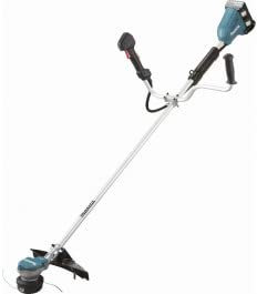 Makita Coupe-Herbe Asymétrique sans Fil - 36 V Li-ION 3 Ah - 4,7 kg - Turquoise - Jardin