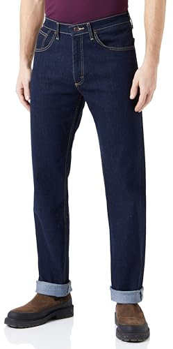 Wrangler Herren Regular Fit Jeans, Rinse, 36W / 32L