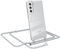 EAZY CASE - Chaîne pour téléphone Compatible avec Coque avec lanière de téléphone Galaxy S21 FE 5G, Coque en Silicone, chaîne élégante avec Coque pour Smartphone, Gris Clair Blanc