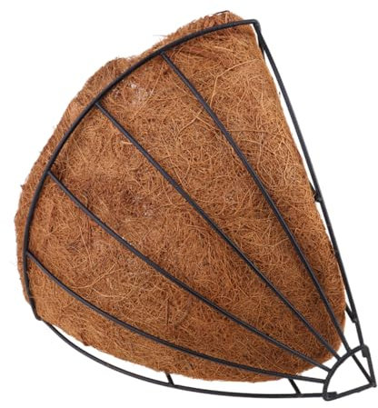 BESPORTBLE Fioriera Sospesa Ferro Per Piante Di Palma Da Cocco Cesto Appeso Per Balcone Vaso Da Fiori Angolare Decorazione Per Interni Ed Esterni Resistente Salvaspazio