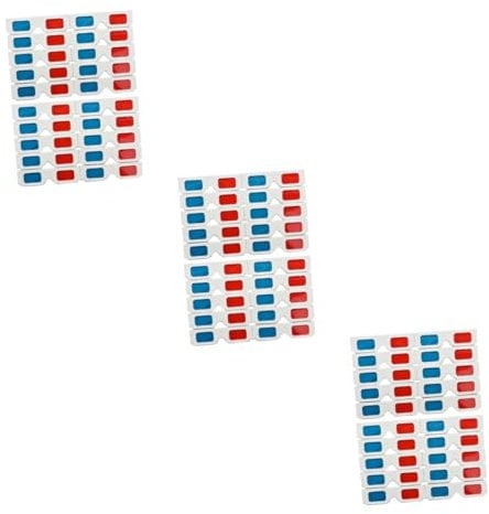 Gadpiparty 60 Pcs Disposable Glasses Red Blue Anaglyph Glasses for Kids Red Glasses Blue Glasses Eyeglass Cinema Glasses Stereoscopic Glasses Imax Glasses Small Glasses Paper 3d