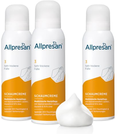 Allpresan Fuß spezial Nr. 3 Schaum-Creme - Fußcreme für sehr trockene Füße - Zur täglichen Fußpflege sehr trockener Haut 125 ml (3)