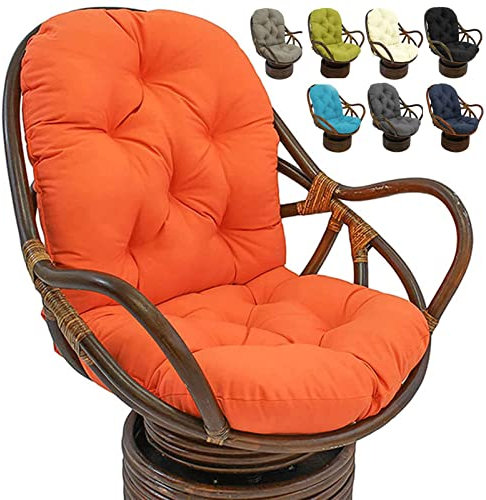 Cojines de repuesto para silla mecedora, lavables, giratorios, para asiento de jardín, tatami, sillón reclinable, mecedora