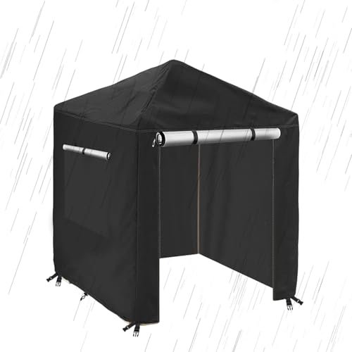 Wezalget Hinterhof Kinderspielhaus-Abdeckung, wasserdichte Schutzhülle, Allwetterschutz, 420D Oxford-Gewebe Abdeckung für Gartenhaus