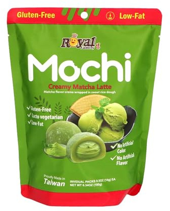 Royal Family Gluten Free Mochi Creamy Matcha Latte Cake, 180 g