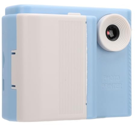 Multifunktionale -Druckkamera mit HD-Doppelobjektiv, 3-Rollen-Druck, Foto-Video-Recorder für Outdoor-G-Fotografie – z (Blue)