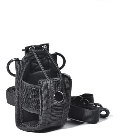 UAYESOK Kleine Funkgeräte Tasche, Walkie Talkie Holster Tragetasche Beutel, Polizei Security Gürtel Clip Taschen für Baofeng UV-5R UV82 888S Motorola TLKR Talkabout Midland Kenwood Zweiweg-Funk
