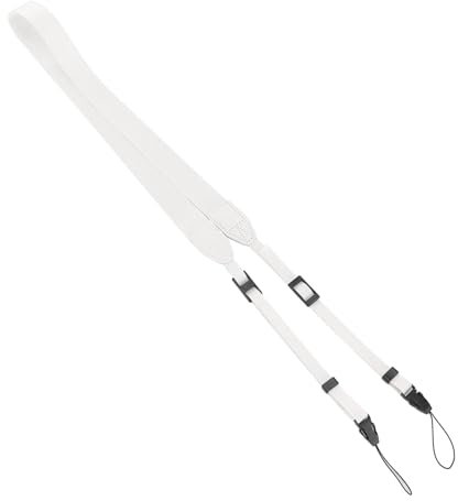Camera Strap for Mini 12, Adjustable Neck Shoulder Strap for Link 3 Printer, EVO Instant Camera, All DSLR Cameras, Great for Men Women Photographers (White)