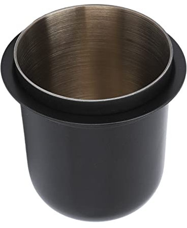 Dosierbecher 58 Mm Ikape Edelstahl Creme,Kaffeekanne Kaffeetasse Dosierbecher 150 Ml 58 Mm Ha e Edelstahl Universeller Umgekehrter Kaffeebecher für Kaffee Hine K Grau (Schwarzgrau)