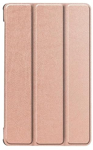 MEFEPLPBZC Smart Magnetic Tablet Case Suitable For Lenovo Tab M8 4Gen 3RD FHD HD TB-300FU 8506F 8705F 8505X 8.0 Folding Stand Cover(Rose Gold,M8 Gen 4 TB-300FU)