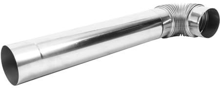 Abaodam Tuyau Évacuation De Cheminée Acier Inoxydable Tuyau De Cheminée pour Poêle Flexible