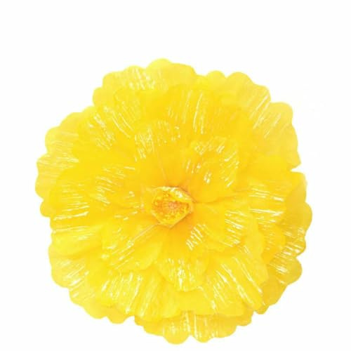 Grande pivoine artificielle – Accessoires de danse pour festivals, mariages et décoration d'intérieur – Rose artificielle de 50 cm pour de superbes décorations murales florales