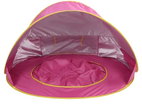 Xiuganpo Tienda de Campaña de Playa para bebé Emergente, a Prueba de Sol, Portátil a Prueba de Viento con Piscina para Actividades Al Aire, Tienda de Campaña Ligera para Niños para Acampar en el