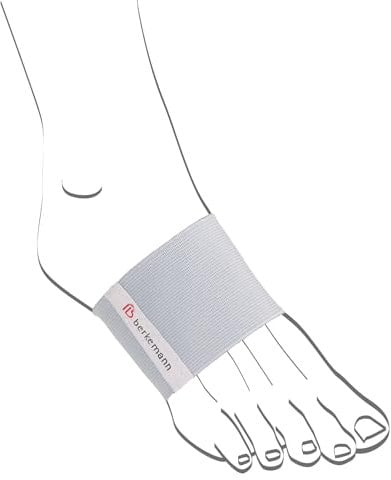 Berkemann Unisex Spreizfußbandage , Grau, X-Large EU