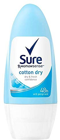 Sure Women Cotton Ultra Dry 24H Anti Perspirant Roll On 50 Ml - Pack Of 4