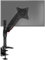 Duronic Supporto per braccio monitor DM551X1 | Supporto per scrivania singolo PC | Nero | Alluminio | Regolabile in altezza | Per uno schermo LCD a 15-27 LED | VESA 75/100 | 7,8 kg | Inclinazione -90°/+85°, girevole di 180°, rotazione di 360°