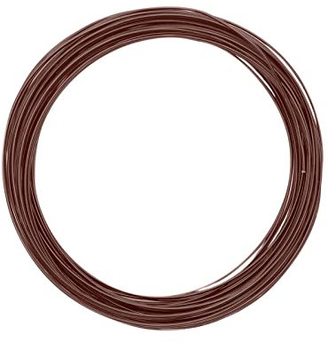Vaessen Creative 24239-027 Aludraht Schmuck, Biegsam, Aluminium, Schokolade braun matt, 1 mm x 10 m, Chocolate Mat, 100 x 0.1 x 0.1 cm