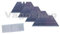 10 lames trapèze Lames de rechange 19 mm Lames de couteau cutter lames trapézoïdales