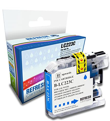 Refresh Cartridges Compatible Ink Cartridge Replacement for Brother LC223C (Cyan)