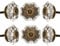 Perilla Home Set of 6 Crystal Glass Knobs Kitchen Cabinet Cupboard Glass Door Knobs Dresser Wardrobe and Drawer Pull (Clear)