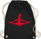 Turnbeutel Rucksack - Tanzen Geschenk - Cheerleading - Unisize - Schwarz - kinderturnbeutel dance tanzsport beutel tanz tänzer cheerleader sportbeutel damen mit spruch tänzerin stoff tanzen,