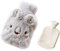 Drizzle Wärmflasche Mit Super Weichem Luxuriösem Plüsch-Bezug Tier-Serie 100% Naturkautschuk (Koala Gray)