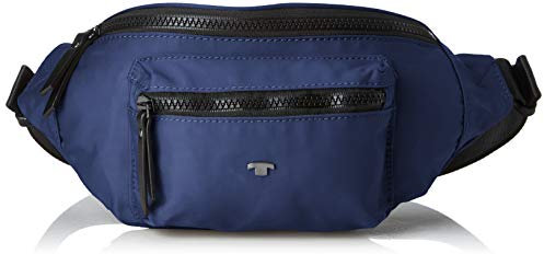 TOM TAILOR Bauchtasche Damen, Harper, Blau, 31x12.5x6.5 cm, Gürteltasche Damen