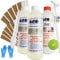 AGO Anti Schimmel Maxi Set mit Fugentape, Schimmelentferner & Schimmelstop/hochkonzentriertes Schimmelentferner Silikonfugen Set 18tlg. / Schimmelentferner Fugen Dusche