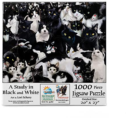 Black and White 1000 PC Puzzle