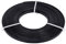 BENECREAT 10m (32FT) 5mm breiter Flacher Schmuck Basteldraht 18 Gauge Aluminiumdraht für Lünette, Bildhauerei, Armatur, Schmuckherstellung - Schwarz, 10m/Rolle