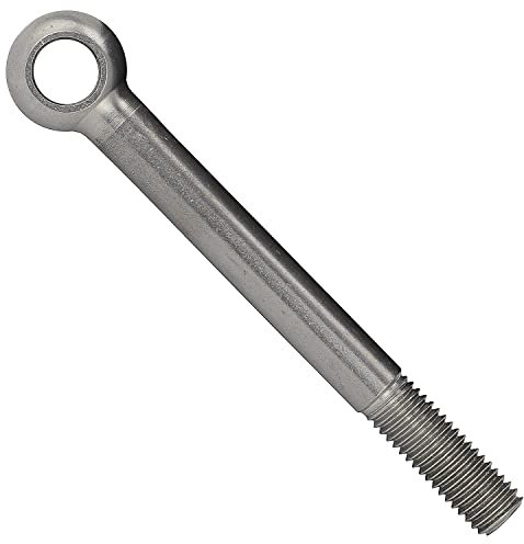 OPIOL QUALITY® Augenschrauben Form B DIN 444 M8x100 mm aus Edelstahl A2 V2A (5 Stück) Schrauben Ringschraube Ösenschrauben Schraubösen Augenschraube Öse