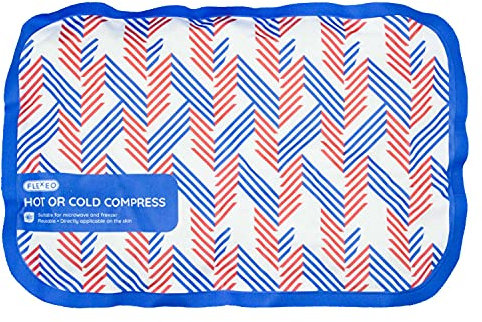 Premium Mehrfach-Kompresse warm/kalt 30cm x 20cm - versch. Größen & Sets - mini, klein & groß - mikrowellengeeignet & ohne Hülle anwendbar - Kühlpads - bei Migräne & als Rückenwärmer - auch für Kinder