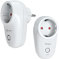 Sonoff Enchufe Inteligente Wi-Fi S26R2TPF 2PCS, Controlo Remoto e Programação HoráRia AtravéS da Aplicação eWelink, Compatível com Alexa e Google Home, Certificado CE, 4000 W (16 A)