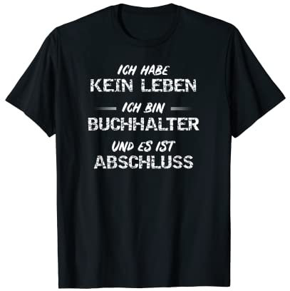 Herren Buchhalter im Abschluss - Buchhaltung T-Shirt