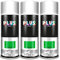 PLUS HOME Pintura Spray 520cc para pintar todo tipo de super cies: madera, metal, cartón, tela, piedra, bra de vidrio, plásticos rígidos, etc para bricolaje y DIY.Verde Hoja (Ral:6018)(Paquete de 3)