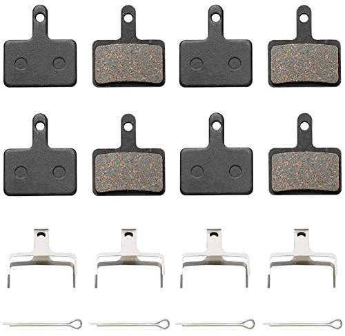 Fahrrad Bremsbeläge 4 Paare Bremsbeläge Fahrrad Scheibenbremse Kompatibel Fahrrad Scheibenbremsbeläge Gute Verschleißfeste Bremswirkung Bremsklötze Fahrrad für M315 M446 C501 C601 T615 B01 usw