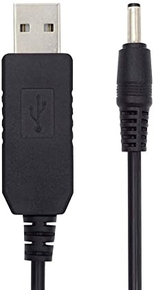 cablecc 5V USB 2.0 Type-A à 3.5x1.3mm DC 12V Tension Riser Boost Power Plug Barrel Connecteur Câble 100cm