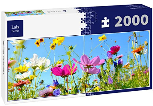 Lais Puzzle Blumen, Panorama 2000 Teile Panorama