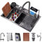 Fregadero De Cascada De Acero Inoxidable con Pantalla De Visualización Fregadero De Cocina De Un Solo Tazón Fregadero RV con Lavavasos Grifo Desplegable De Cascada Y Conjunto Completo De Accesorios (