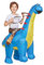 AirSuit® Aufblasbare Verkleidung Dinosaurier Diplodocus für Kinder | Größe 120 bis 150cm | Aus sehr strapazierfähigem Polyester - Angenehm zu tragen | Inklusive Aufblassystem | OriginalCup®