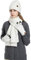 CAMLAKEE Damen Mütze Schal Handschuhe Set Frauen Winter Beanie Wintermütze DamenSchal Handschuh für Teenager Mädchen Weiß