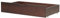 Bettschublade auf Rollen 2er Set Kiefernholz Dunkelbraun 97 x 58 cm Rumilly