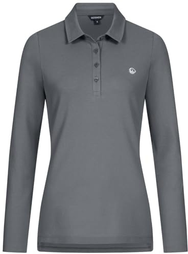 Giesswein Organic Poloshirt Damen Langarm - Bio-Baumwoll Poloshirt Damen | 100% Bio-Baumwolle, langarm – Polo Shirt für Business & Freizeit, ideal für Golf & Reiten