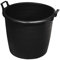 NG NICCOLAI VASO TINOZZA MASTELLO CON MANICI E FORI PER ORTO G IARDINAGGIO E VIVAISMO VARIE MISURE 100% PVC RICCLATO (LT. 60 (Ø 55/50 cm - H. 38 cm))