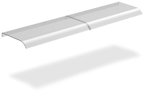 DKIEI Door Canopy Outdoor, Front Door Canopy Waterproof, Porch Rain Awning for Window, Patio, Roof Cover, UV Protection, 50 x 200cm