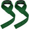 BEAST RAGE Zughilfen für Krafttraining (Fitness Straps) Kreuzheben Gurte Frauen Männer (Gepolstert) Gewichthebergurte Baumwolle Handgelenkstütze Griffe Hantel Bar (Lifting Straps) (Grün Aktiv)