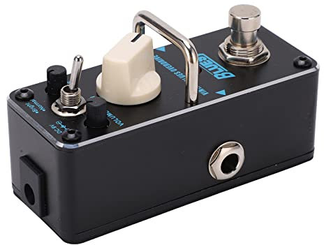E-Gitarren-Effektpedal, Blues Overload Distortion-Effektpedal mit Hellen Normalmodi