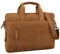 STILORD 'Raihn' Leder Umhängetasche Herren 13.3-14 Zoll Laptop-Tasche für Arbeit Reisen Business Tasche Schmal Laptophülle aus Echtleder, Farbe:tan - dunkelbraun